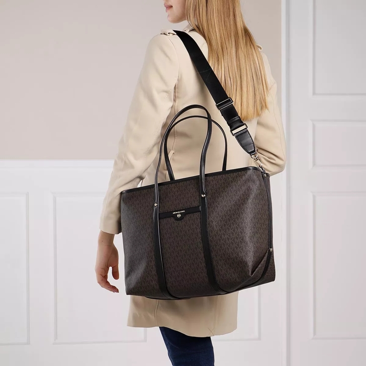 Michael kors large tote brown outlet