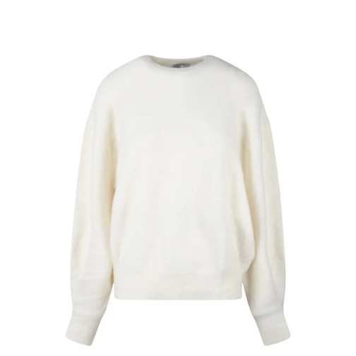 NUDE Pullover Over Sweater White