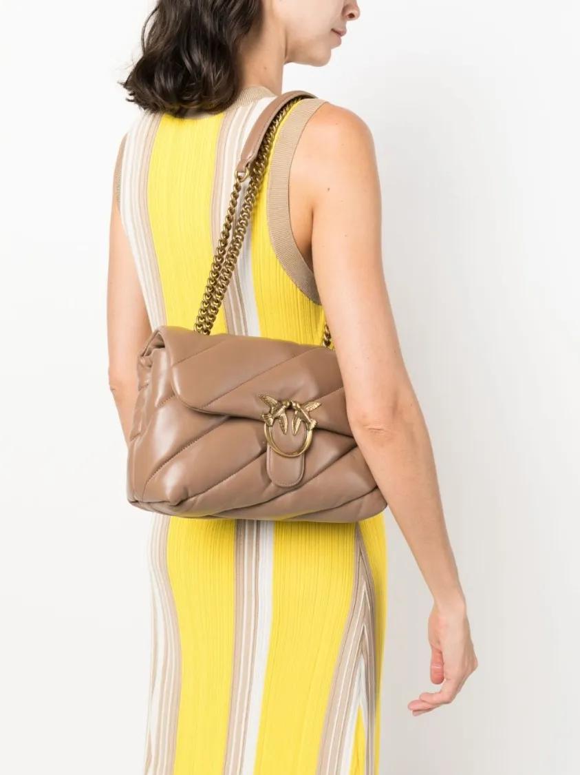 pinko Hobo bags Love Puff Classic Cl Bag in bruin