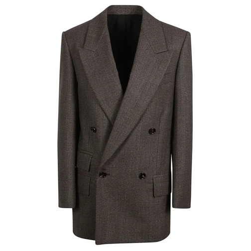 Bottega Veneta Blazer Double-Breasted Tailored Jacket Brown