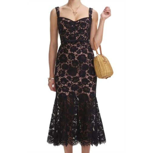 Self Portrait Midi-Kleider Self-portrait Dresses Black schwarz