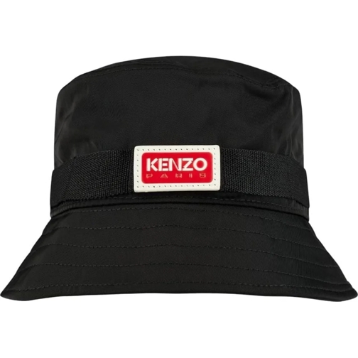 Kenzo  Bob Jungle Logo Bucket Hat schwarz