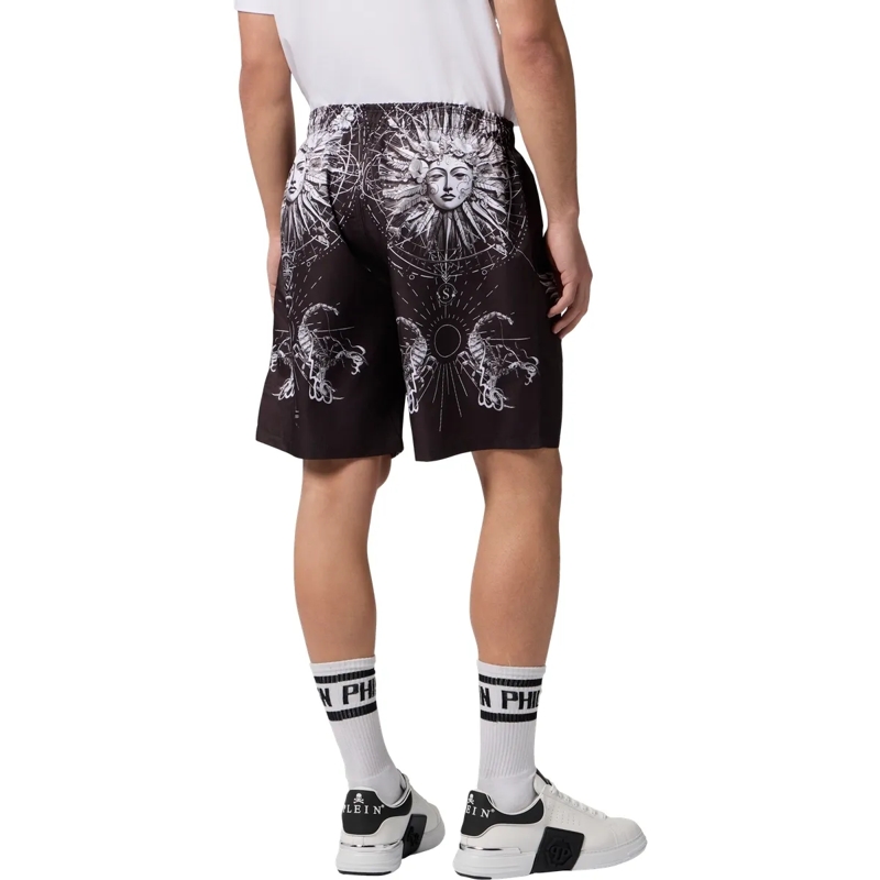 Philipp Plein Shorts Nylon Shorts Tattoo schwarz(Image 2)