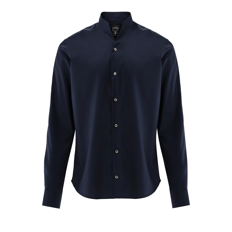VAN LAACK Hemd Hemd Slim Fit Uni blau