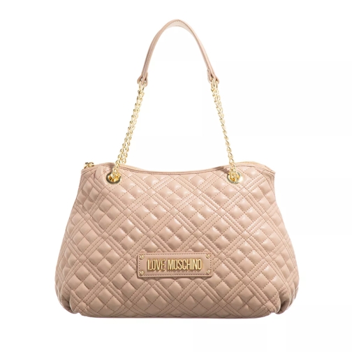 Love Moschino Borsa Quilted Bag Pu Taupe Tote