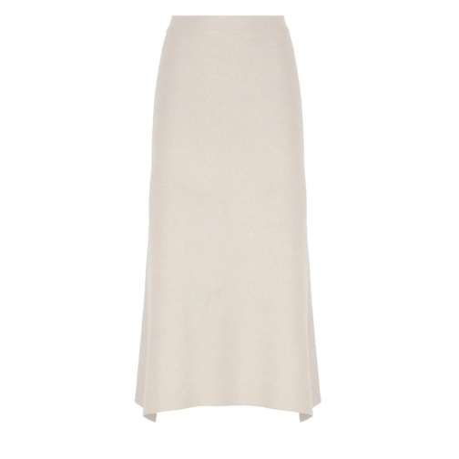 Biarritz1961 Midi Rokken Wool And Cashmere Skirt White