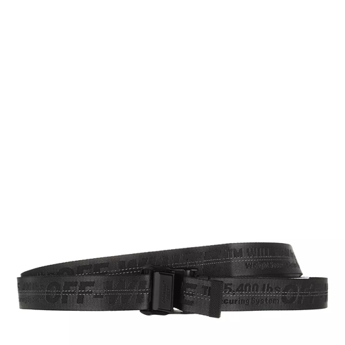 Off-White Classic Industrial Belt Black Woven Belt