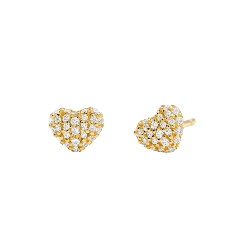Michael Kors Earcuffs MKC1119AN710 Pave Heart Stud Gold (Image 2)