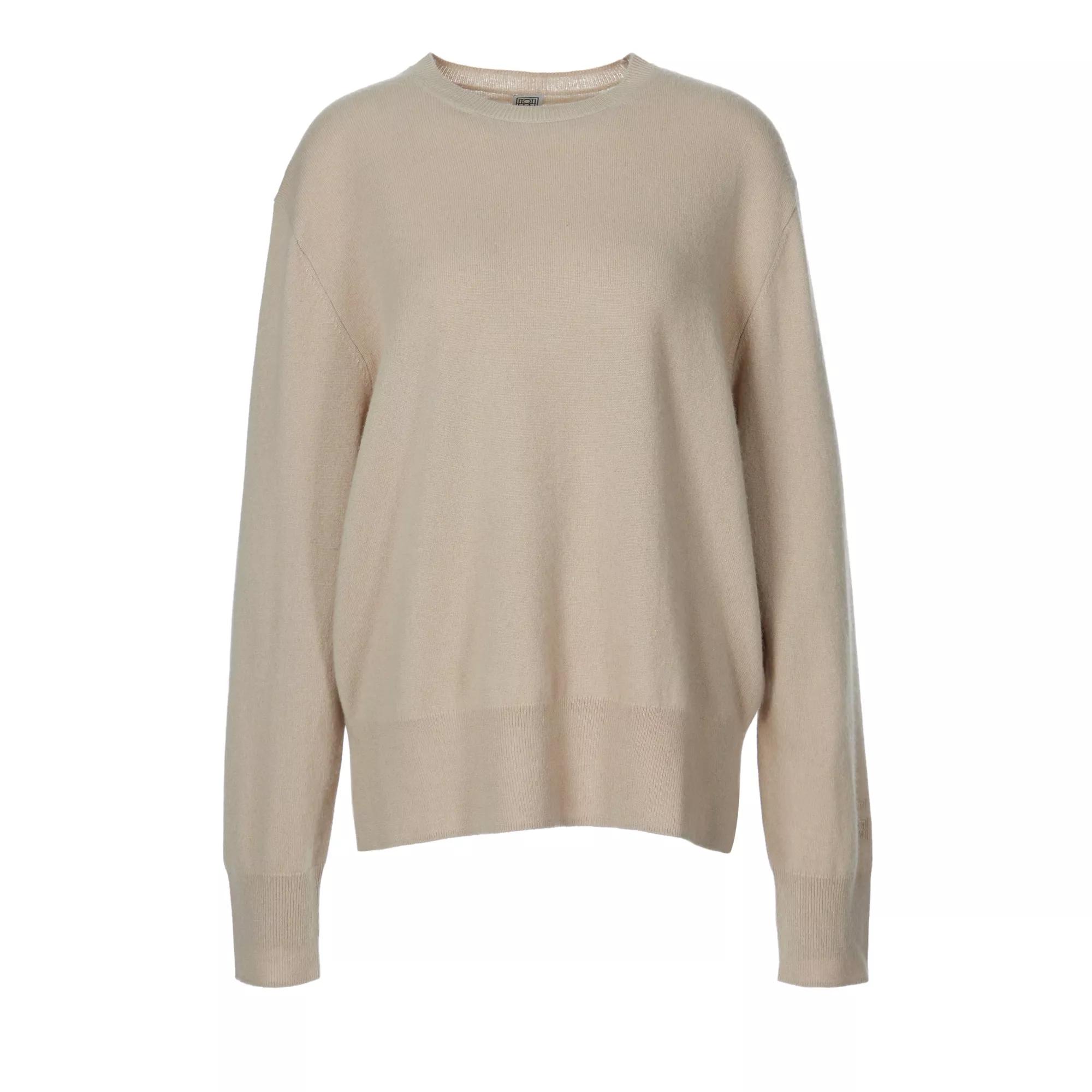 TOTEME - Crew-Neck Cashmere Knit - Größe L - braun