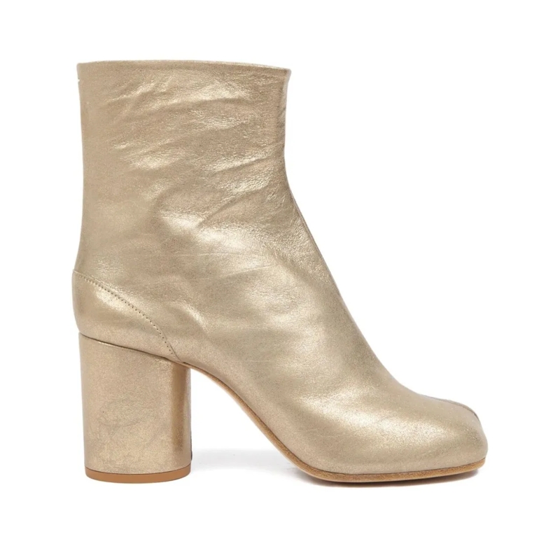 Maison Margiela Stiefel Ankle Boots With Split-Toe Design Neutrals