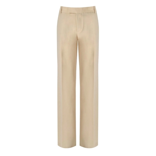 Federica Tosi Broeken FEDERICA TOSI BUTTER WIDE LEG HOSE beige