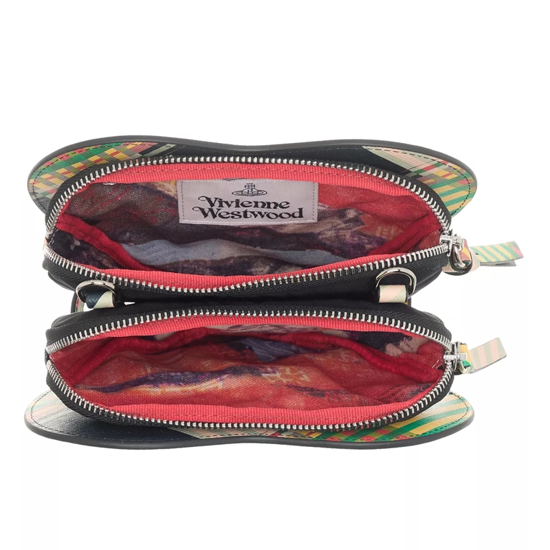 Vivienne Westwood Crossbody Bag Louise Heart Crossbody Combat Tartan(Image 5)