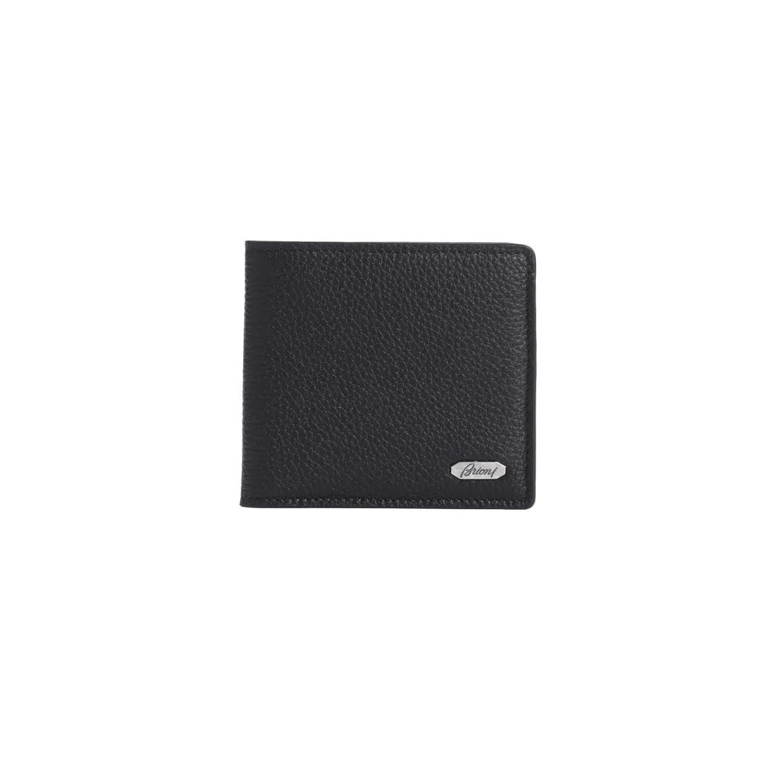 Brioni Portemonnaies - Grained Leather Card Case - Gr. unisize - in Schwarz - für Damen