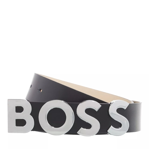 Boss Boss Bolt Belt Black Läderskärp