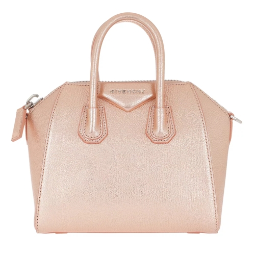 Givenchy Antigona Mini Bag Grained Leather Rosé Crossbody Bag