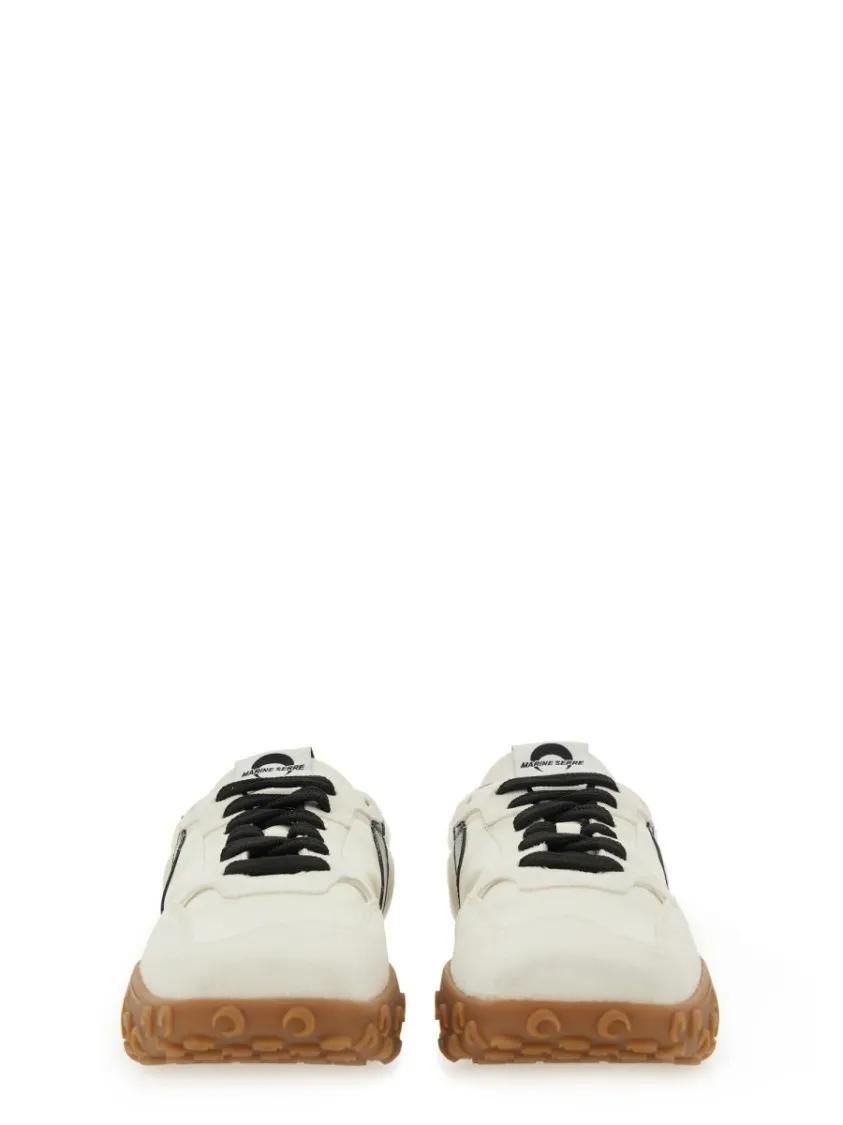Thumbnail - Marine Serre Low-Top Sneaker - "Ms Rise" Sneaker - Gr. 36 (EU) - in Weiß - für Damen
