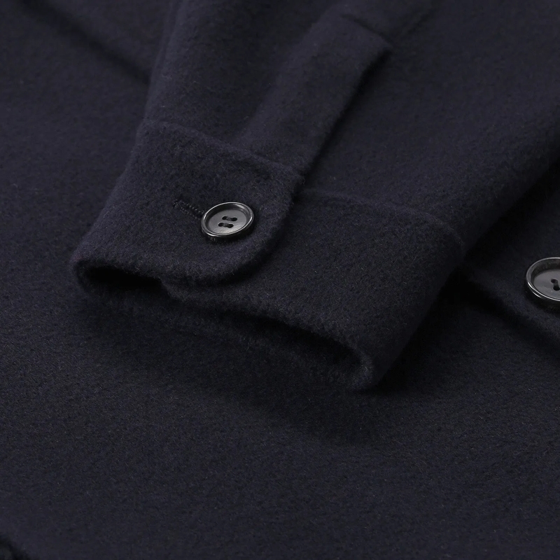 Arma Hemdjacke Overshirt aus Wolle dunkelblau(Image 4)