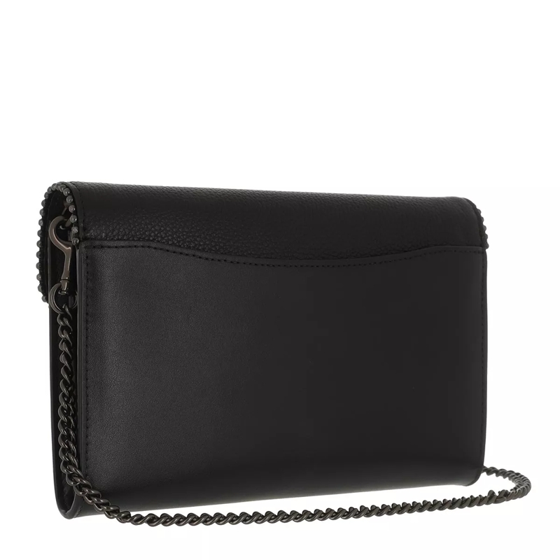 Coach Sac à bandoulière Mixed Leather Bead Chain Tabby Chain Clutch Black(Image 4)