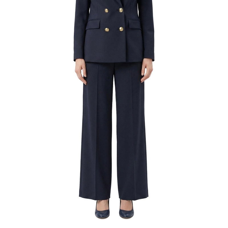 Luisa Cerano Anzugshose Gabardine-Wideleg-Pants navy(Image 2)