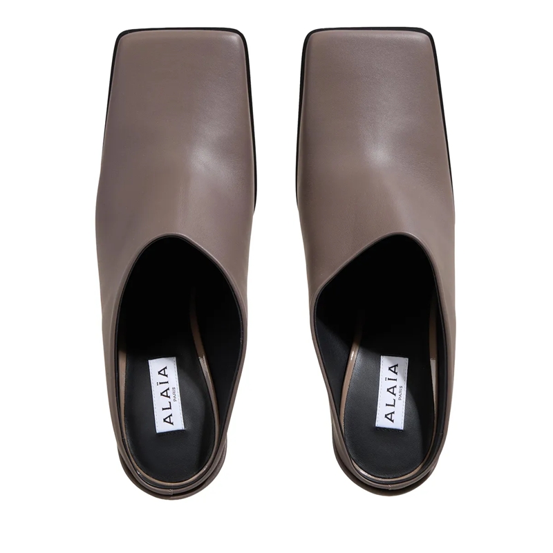 Alaia Mules Mules 90 Tourterelle(Image 6)