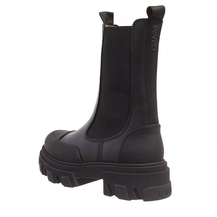 Black cleated boots online