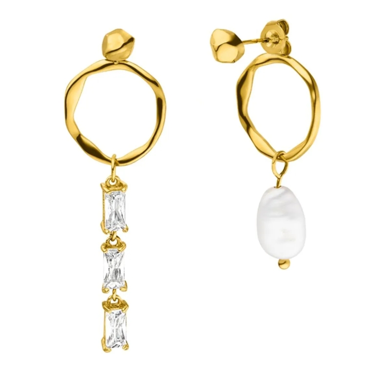 Purelei Ohrstecker Perlenohrringe Elua gold