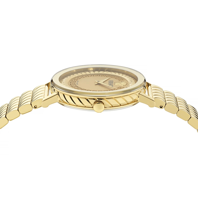 Versace Quarzuhr Quarz-Analoguhr Versace Delphinus gelb(Image 2)