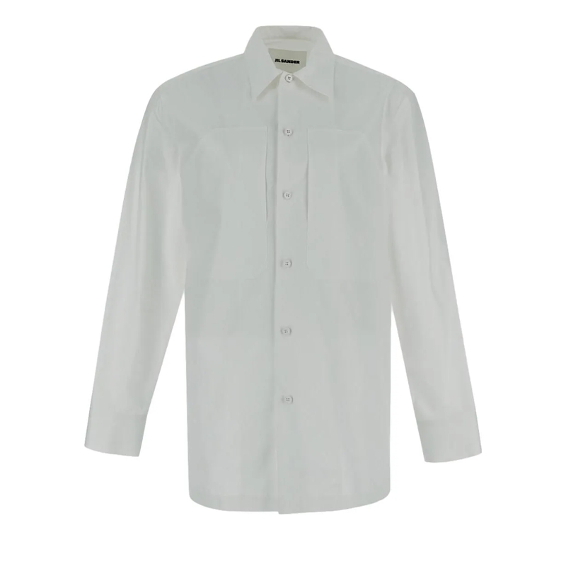Jil Sander Hemd White Cotton Oversized Shirt White