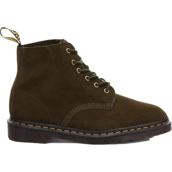 Dr. Martens 101 Repello Calf Suede Ankle Boots grun sneaker basse