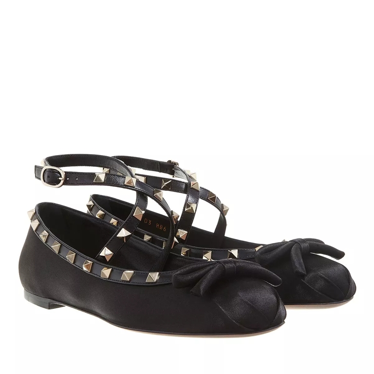 Valentino rockstud ballerina deals flats sale