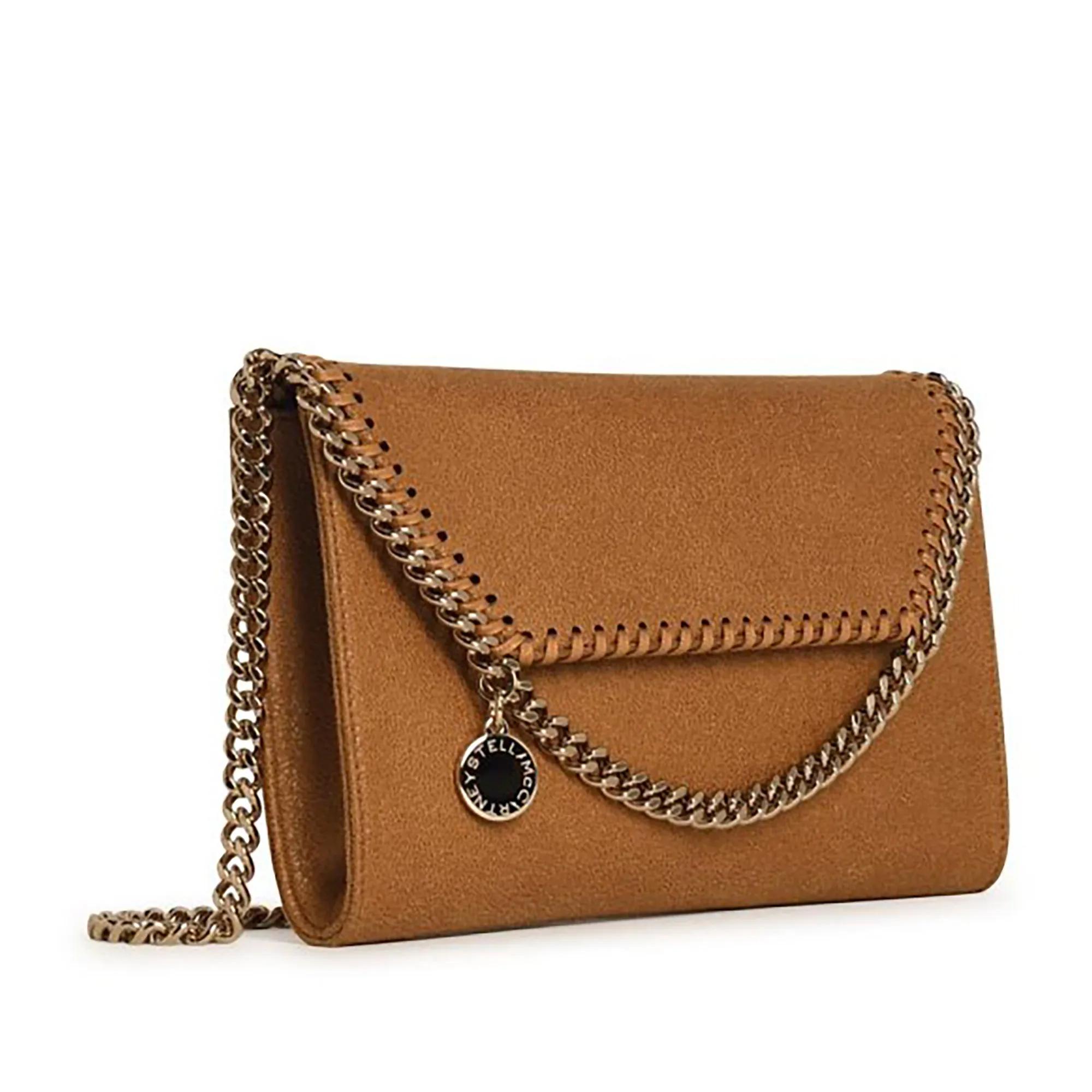 Stella Mccartney Shoppers Falabella' Mini Crossbody Bag in bruin