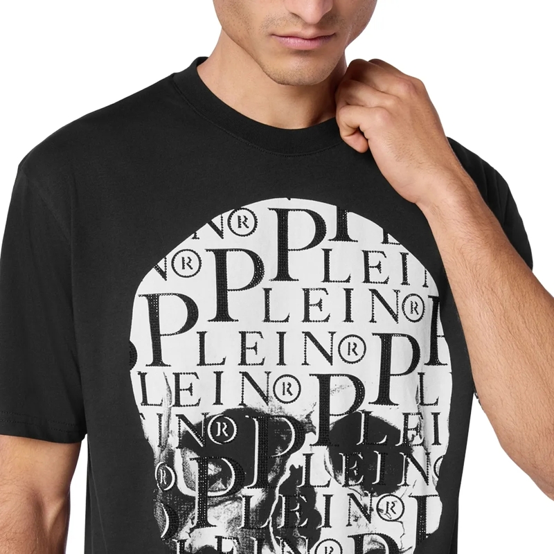 Philipp Plein T-Shirt T-Shirt Skull Mit Schmucksteinen schwarz(Image 4)