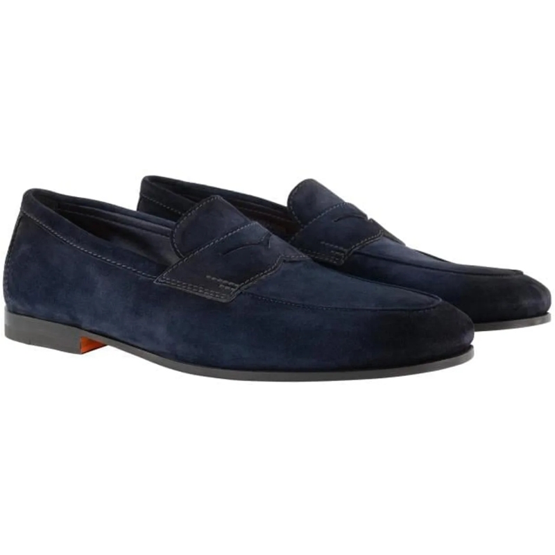 Santoni Loafer Carlos Loafer blau