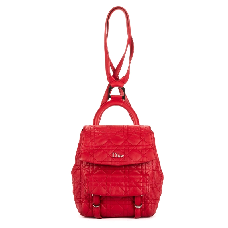 Christian Dior Crossbody Bag Stardust Backpack Small rot