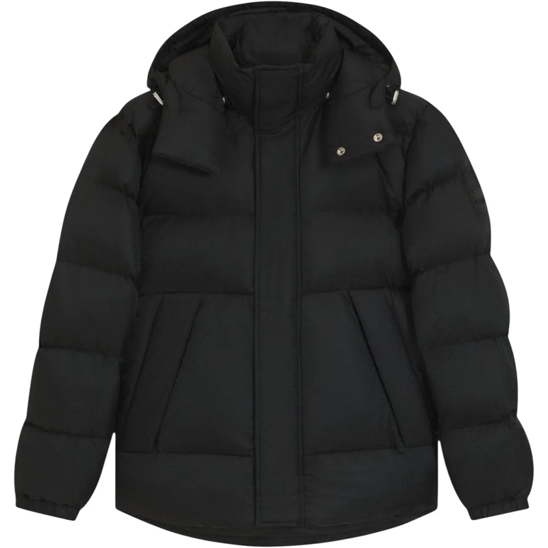 Boss Daunenjacke Heren Jas schwarz