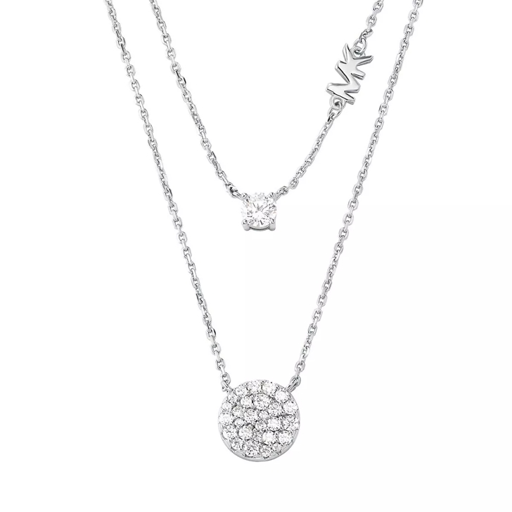Sterling silver necklace layered hotsell