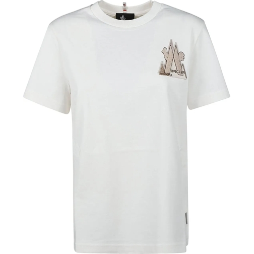 Moncler T-Shirts T-shirt White weiß