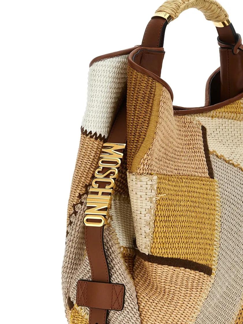 Moschino Shoppers & Totes 'Handle Me' Handbag in bruin