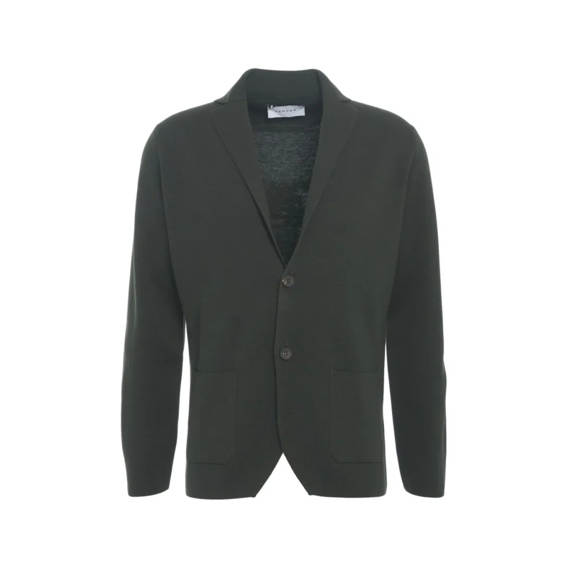Gender Cardigan Virgin Wool Cardigan Black