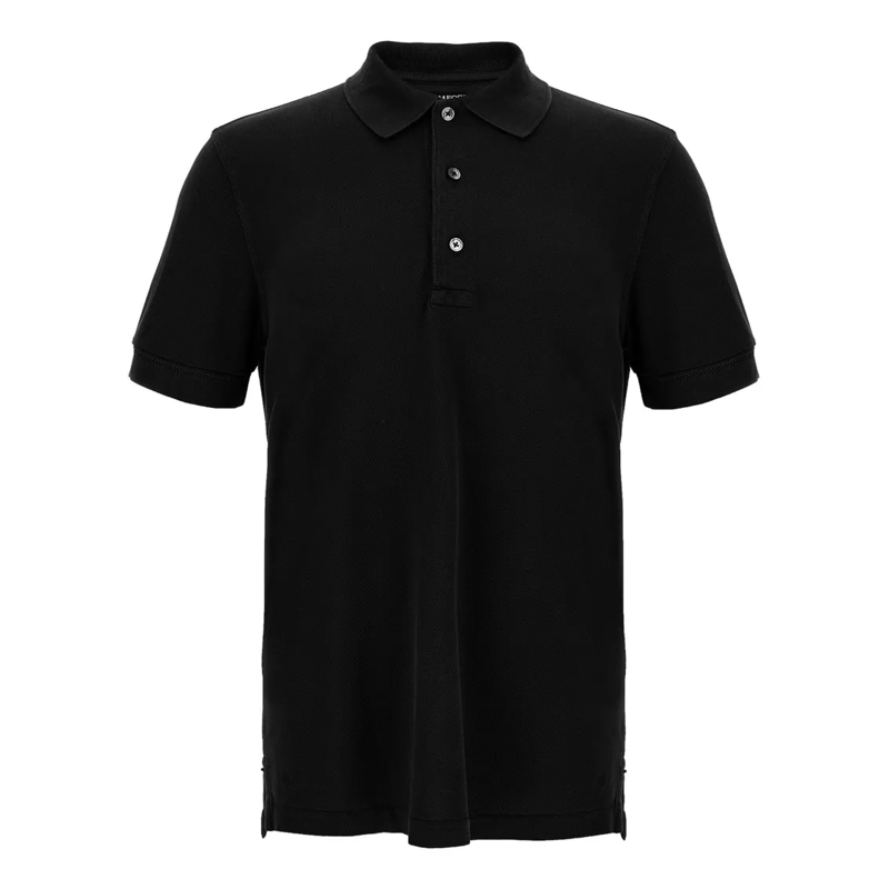 Tom Ford Polohemd Piqué Polo Shirt Black