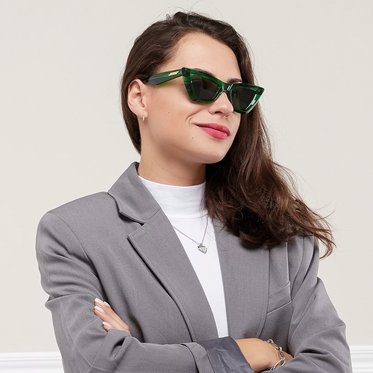 Green sunglasses outlet womens