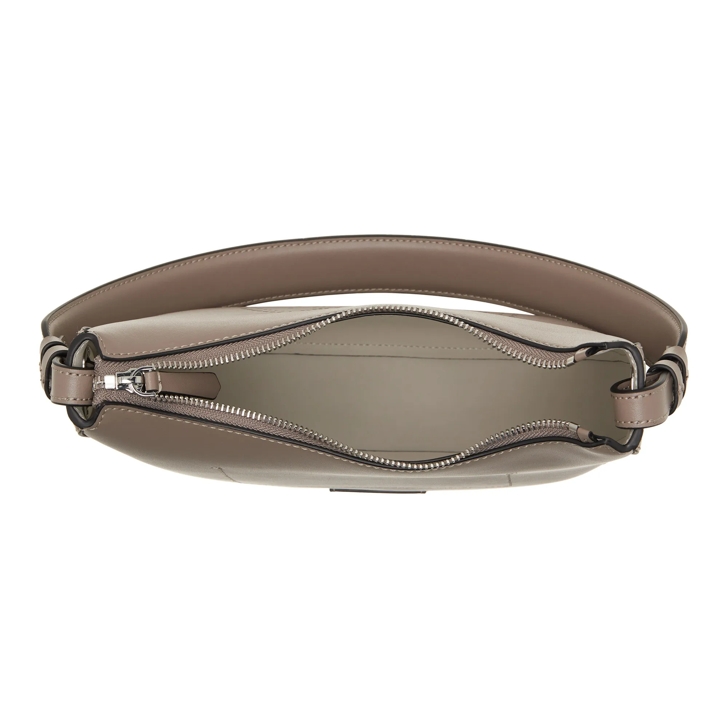 Karl Lagerfeld K/Circle Moon Shb Perforated Ash Grey | Hobo Bag