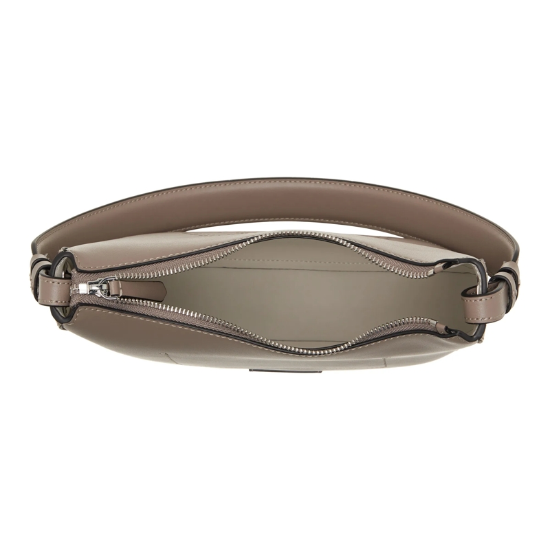 Karl Lagerfeld Hobo Bag K/Circle Moon Shb Perforated Ash Grey(Image 5)
