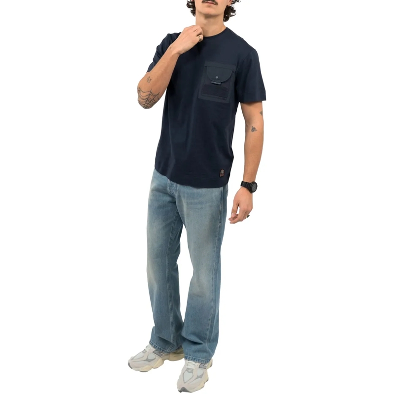 Parajumpers T-Shirt Malham T-Shirt blau(Image 7)