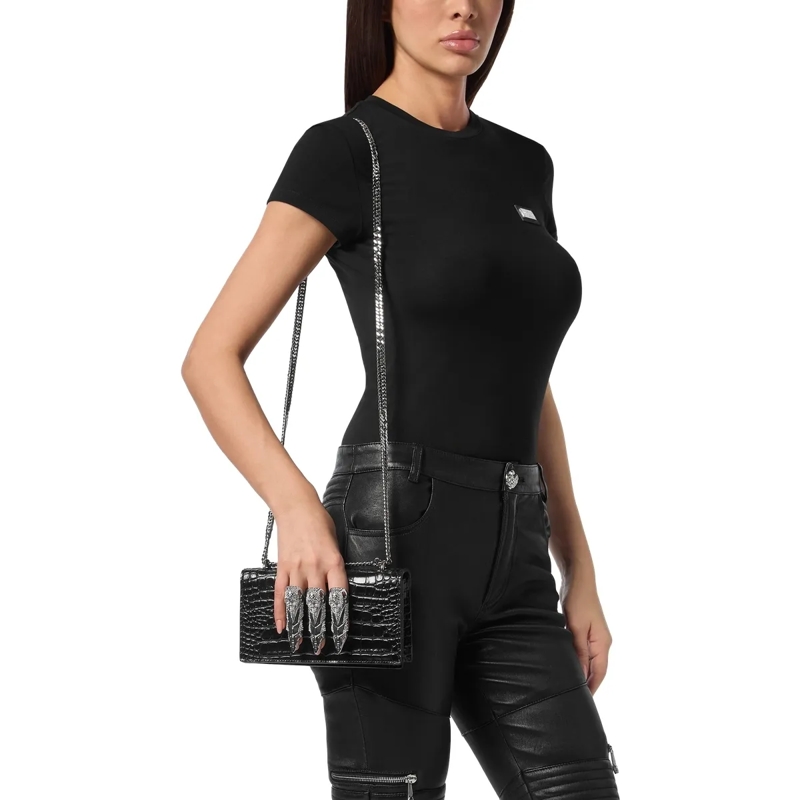 Philipp Plein Clutch Kupplung Claw Clutch schwarz(Image 3)
