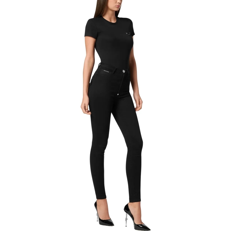 Philipp Plein Skinny-Leg-Jeans Jeggings schwarz(Image 4)