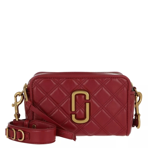 Marc Jacobs The Soft Shot 21 Leather Berry Crossbody Bag