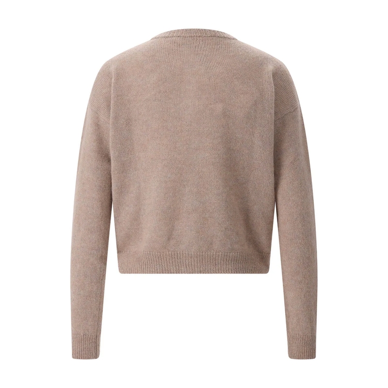 Roberto Collina Cardigan Strickjacke mit Argyle-Muster braun(Image 5)