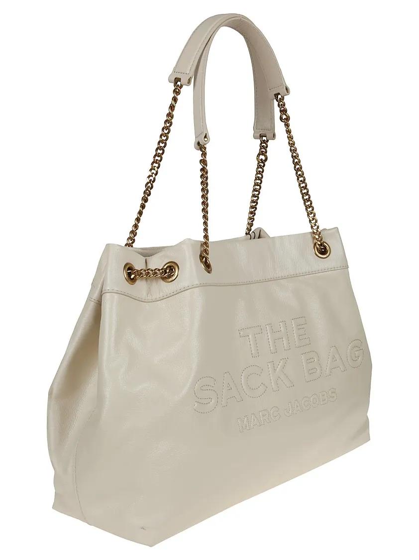 Marc Jacobs Hobo bags Large Chain Sack In Full-Grain Leather in wit