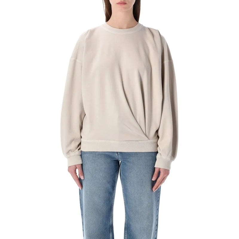 Etoile Isabel Marant  Sauria Cotton Sweatshirt Neutrals